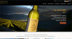 Desktop Screenshot of domainebovy.ch